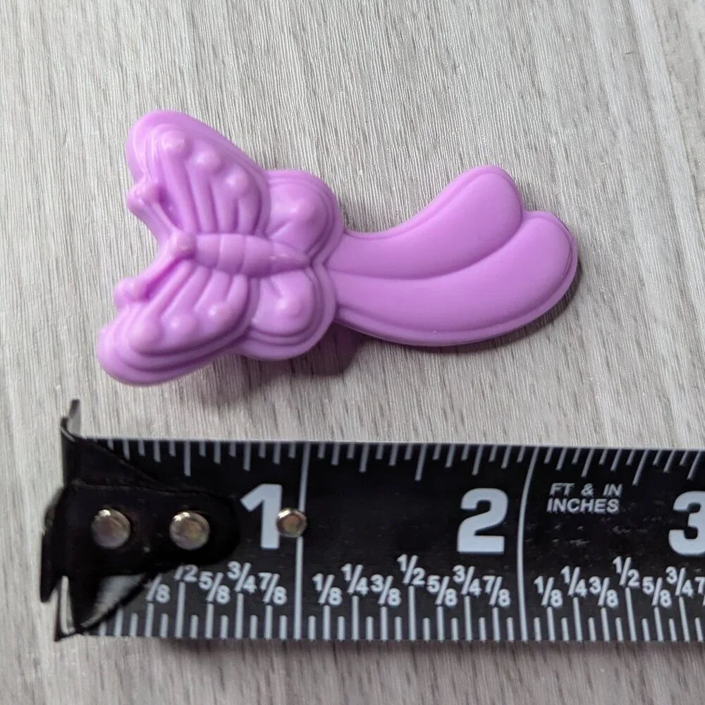 Vintage 1980s My Little Pony G1 Glow 'n Show Butterfly Hair Brushes Lot of 6